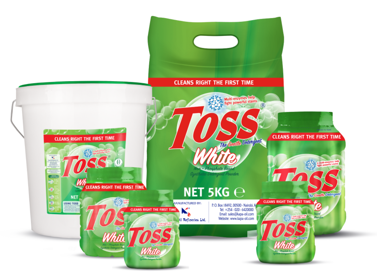 TOSS DETER.WHITE POWDER 200G